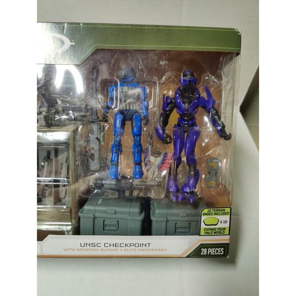 Halo Toy World Infinite UNSC Checkpoint 3.75-inch Action Figure World Of Halo - Picture 2 of 16
